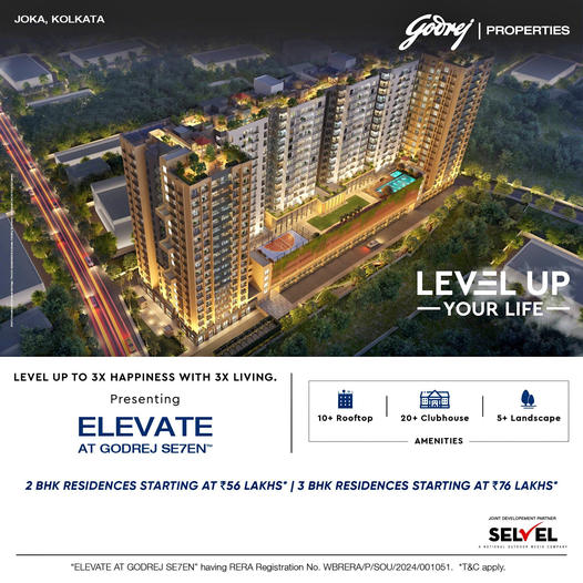 Elevate Your Lifestyle at Godrej Seven Joka: Premium 2 & 3 BHK Residences in Kolkata Update