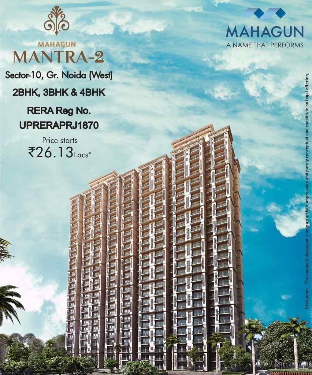 Mahagun Mantra II gives you a perfect dream home in Greater Noida Update